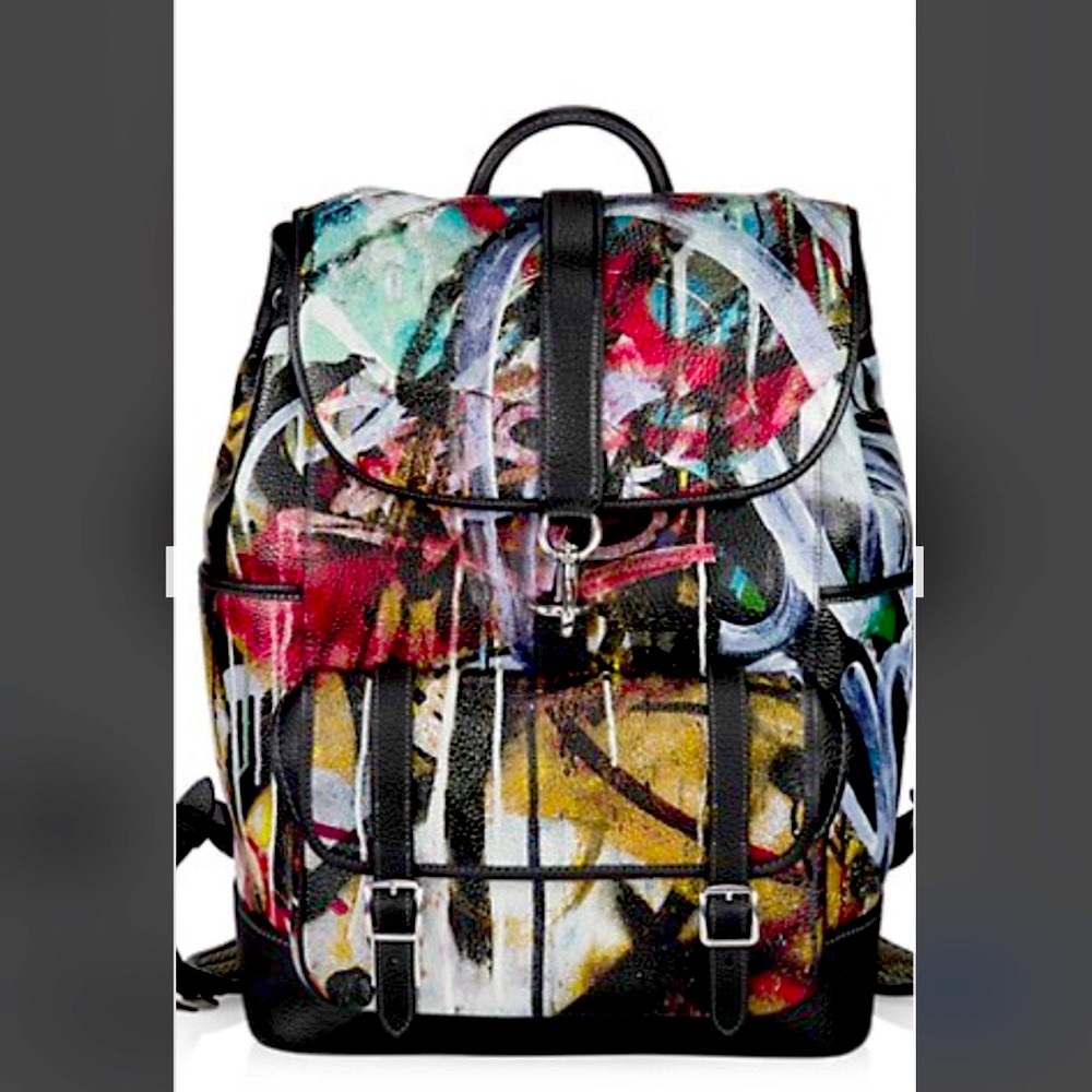 Coach X Mint + Serf Carriage Backpack11 3/4 L 18 1/2 H 6 3/4W.